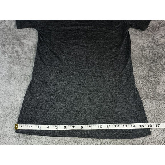 Disney Alice in Wonderland X-Small XS Black “We're All Mad Here” V-neck T-shirt - Picture 7 of 12